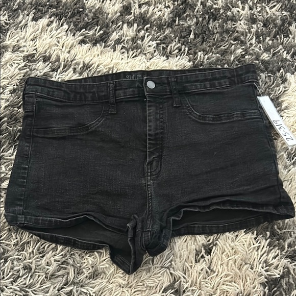 wild fable Pants - Wild Fable Black Jean Shorts Raw Hem